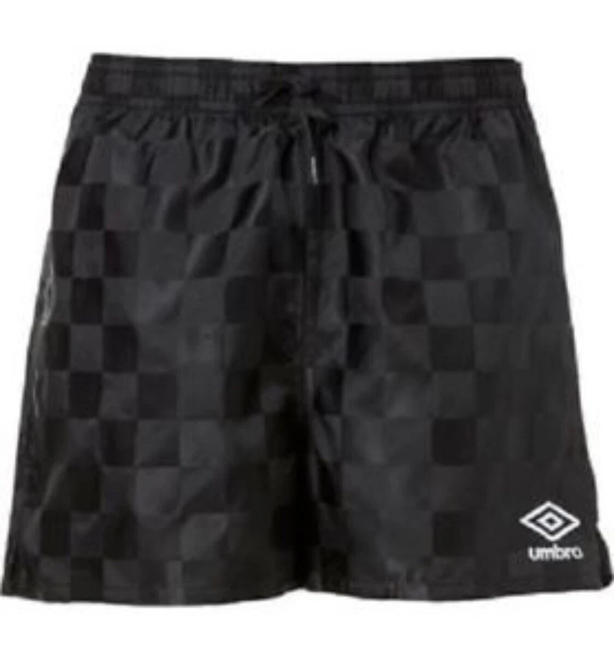 NUEVO Pantalones Cortos Atléticos de Gimnasio Umbro Fútbol Negros Juveniles Pequeños (8-10) Foto 1 de 2