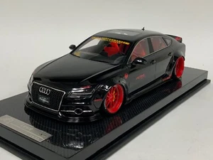 1/18 AB Models Audi A7 Liberty walk LB Performance Gloss Black Carbon LAST ONE - Picture 1 of 11
