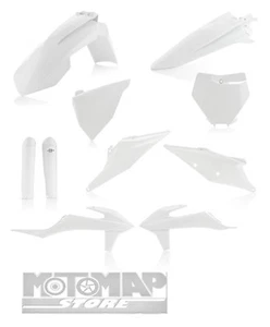 Full Plastic Kit Acerbis Fairings KTM SXF SX F 250 350 450 2019 White - Picture 1 of 1
