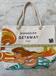 Borsa tote deluxe Norweign Cruise Line ""Getaway"" 17x12x6 - Foto 1 di 5