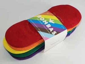 6-Pack Rainbow Bombas 2021 Pride Collection Medium Unisex No-Show NEW - Picture 1 of 5
