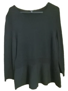 Maglione Talbots, nero con maniche lunghe scollo a scoop, taglia Large - Foto 1 di 3