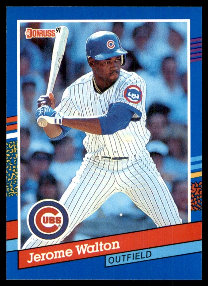 1991 Donruss Jerome Walton Chicago Cubs #72 - Image 1 of 2