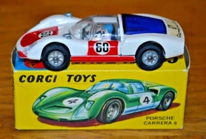 Corgi Toys No.330 Porsche Carrera S mit Fahrer und OVP; sehr guter Zustand - Bild 1 von 10