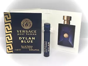 VERSACE POUR HOMME DYLAN BLUE 1ml EDT FOR MEN MINI SPRAY - Picture 1 of 1