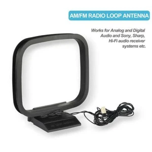 1x AM/FM Radio Antenna for sony Sharp Hi-Fi audio receiver systems - Zdjęcie 1 z 10