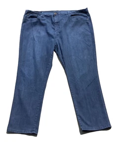 Diane Gilman Jeans Jeggings Women’s Size 2X Blue DG2 Denim Stretch EX - Picture 1 of 2