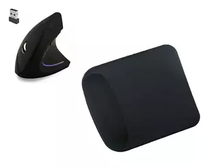 Arthritis User Computer USB Wireless Mouse And mouse Mat Easy Use Dexterity Aid - Picture 1 of 8