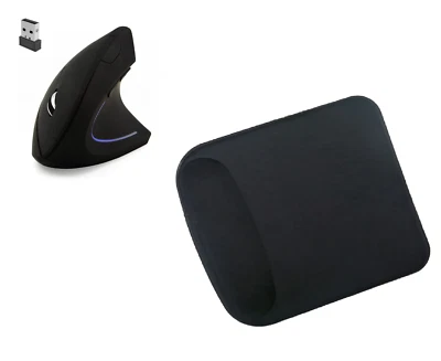 Arthritis User Computer Mouse And Mouse Mat USB Wireless Easy Use Dexterity Aid - Image 1 of 4