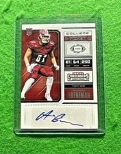 ADAM BRENEMAN COLLEGE TICKET AUTO ROOKIE CARD ARIZONA STATE 2018 CONTENDERS DP 