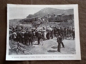 Eisenbahnkatastrophe Jubiläumsschloss 1900 Zug und Bahn - Bild 1 von 1