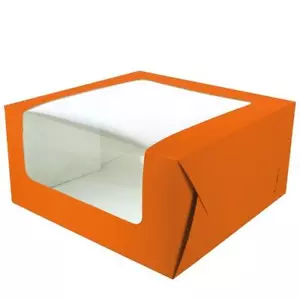 Brights - Tangerine Cake Box - 10 X 5 - Pack of 1 - Picture 1 of 1