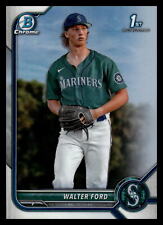 2022 Bowman Draft Chrome Refractor #BDC-187 Walter Ford Seattle Mariners