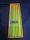 Authentic Jade Green Chopsticks In Bamboo Wood Box- Set of 4