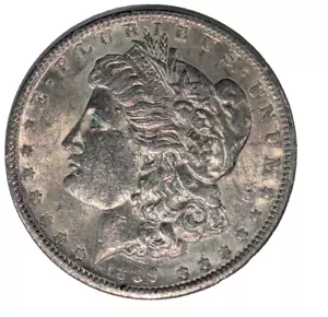 1889 P Morgan Dollar AU - Almost Uncirculated - Picture 1 of 2