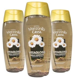 Grisi CHAMOMILE Shampoo Lightens Hair Bath Shower Manzanilla Sale 13.5oz 3-Pack - Picture 1 of 2