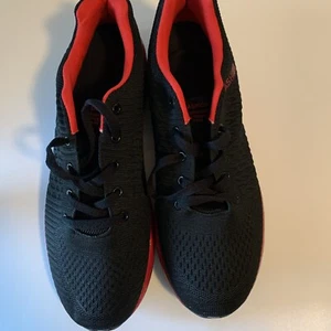 Zapatos suaves para hombre negros y rojos talla 14 (48) - Imagen 1 de 11