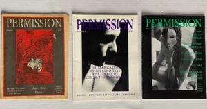 Permission Goth magazine LOT, issues #1, #2, #3, 1992, Chicago, very rare - Foto 1 di 24