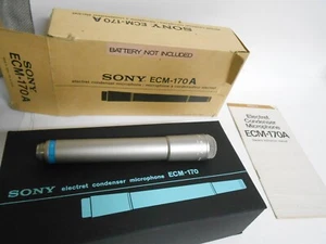 Sony Ecm-170 A Condenser Microphone Made in Japan - Picture 1 of 7