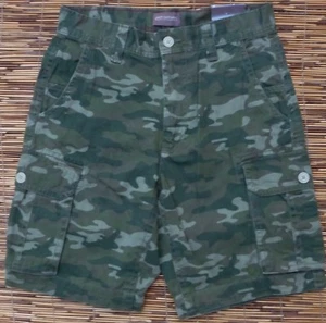 GREAT NORTHWEST RELAXED FIT MENS TARMAC CAMO 6 POCKETS CARGO SHORTS LIST $40 - Picture 1 of 4