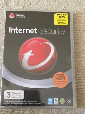 Trend Micro Internet Security (2014) 3 Devices - Windows 8 Mac IOS Android NEW - Image 1 of 4