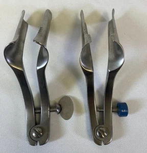Par de otorrinolaringólogos Codman Hardy nasal bivalvo espéculo transesfenoidal neuro - Imagen 1 de 6