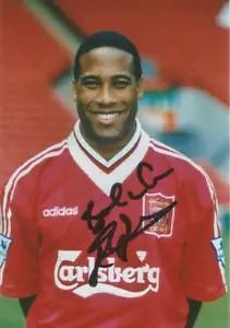 LIVERPOOL: JOHN BARNES SIGNED 6x4 PORTRAIT PHOTO+COA - Picture 1 of 1