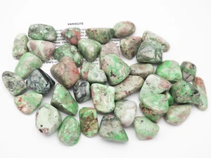 RARE!  1 VARISCITE tumbled stone Lucin, Utah pouch sz L 8.1 to 15 g - Picture 1 of 1