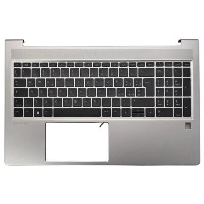 NEW FOR HP ProBook 450 G8 455 G8 German Italy Keyboard Upper Palmrest Case - Image 1 of 4