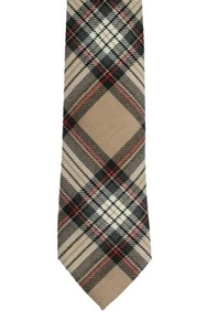 Camel Stewart Tartan Tie in Modern Width - Made in the UK (6-W109/32) - Picture 1 of 1