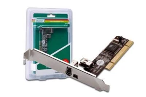 CONTROLLER SCHEDA PCI FIREWIRE PCI 3 PORTE 2+1 – Cod. DS-33201 REV 3.1 - Foto 1 di 1