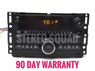 Radio reproductor de CD Saturn Ion Vue AM FM 2006-2007 con entrada auxiliar "GM706B" Foto 1 de 4