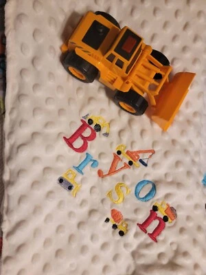 Manta Personalizada/Con Monograma Suave Minky Recién Nacido Bebé Niño 30x40 - Foto 1 de 4