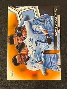New York City FC 2018 Topps MLS Team Card Orange Parallel /25 190 - Picture 1 of 2