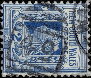 NSW Numeral 49 Wagga Wagga - Tipo 4D (6 x 10 mm) 1900 a 1902 - Sin clasificación. - Imagen 1 de 1