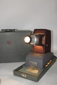American Optical Company funktionierendes Vintage Delineascope Modell MC mit Koffer 2x2 Dia - Bild 1 von 14