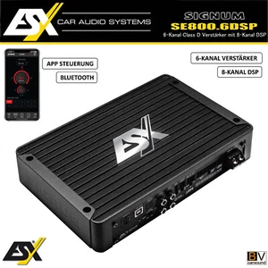 ESX SE800.6 DSP 6-Kanal DSP-Verstärker 8-Kanal Soundprozessor 6 x 80/125 an 4/2Ω - Bild 1 von 6