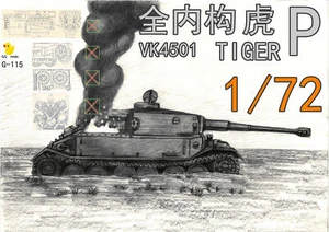 3D Printed 1/72 German Tiger P Tank VK4501 Full Internal Unpainted Model Kit - Picture 1 of 5