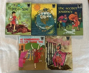 LOT 5 Arch Books - Quality Religious Books For Children - VINTAGE BIBLE STORIES - Foto 1 di 12