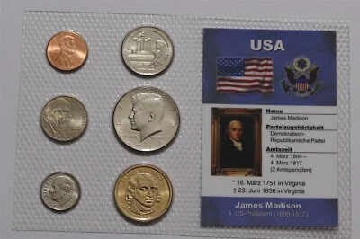 🧭 🇺🇸 USA JAMES MADISON SEALED MINT SET B79 #807 - Image 1 of 2
