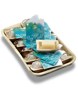 Holy Lama Natural Soap Yogi Set - Neem & Tulsi, Vetiver Rainforrest, Coconut etc - Picture 1 of 14