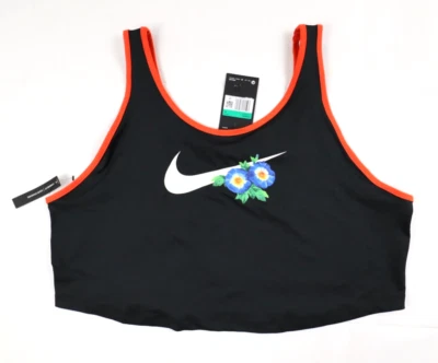 Camiseta sin mangas recortada Nike XL ajuste estándar hiper mujer estampado tropical CJ5005-010 para mujer Foto 1 de 4