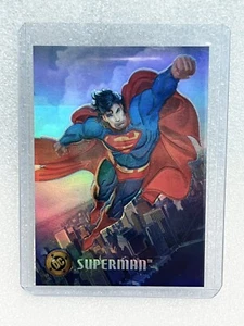 1995 Skybox DC Legends Power Chrome Legacy Superman Insert Chase Card # L1 - Picture 1 of 5