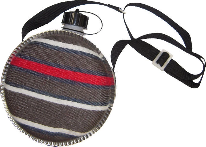 Покрытое пустыней одеяло 2 кварты алюминиевое круглое столовая и ремень для пустынной воды - Изображение 1 из 1