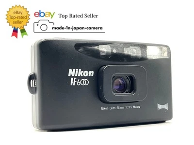Flash NG *Exc+5* Nikon AF600 Panorama Black Point & Shoot Film Camera From JAPAN - Image 1 of 4