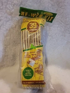 Wellington Re-Web Kit 2.25" Yellow Brown  Stripe. Lawn Chair VTG - Picture 1 of 4