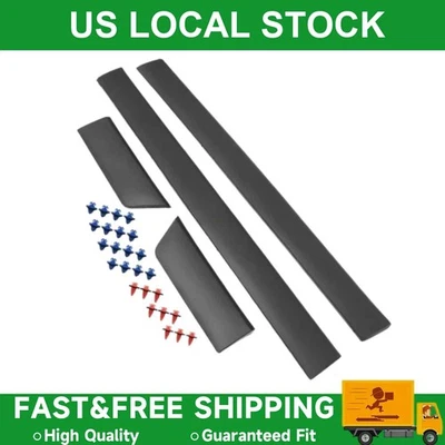 Set of 4 Left & Right Door Lower Molding Fits For Toyota 2007-2014 FJ Cruiser - Изображение 1 из 4