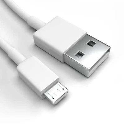 TRELOCK 2x Micro USB Ladekabel Datenkabel Kabel Ladekabel für Samsung weiß, 30 cm