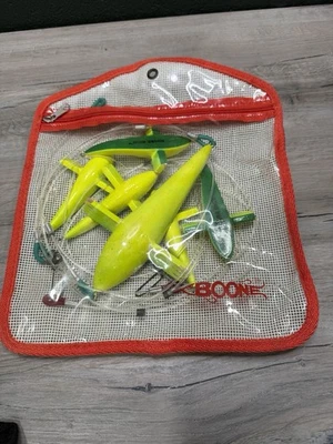 BOONE птица троллинг Rig совершенно новый зеленый и желтый б/у - работает отлично - Изображение 1 из 4