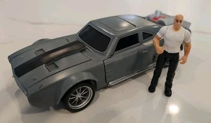 Fast and Furious 8 Ice Dodge Charger Stunt Stars 2016 Mattel W/ Mini Dom - Picture 1 of 6